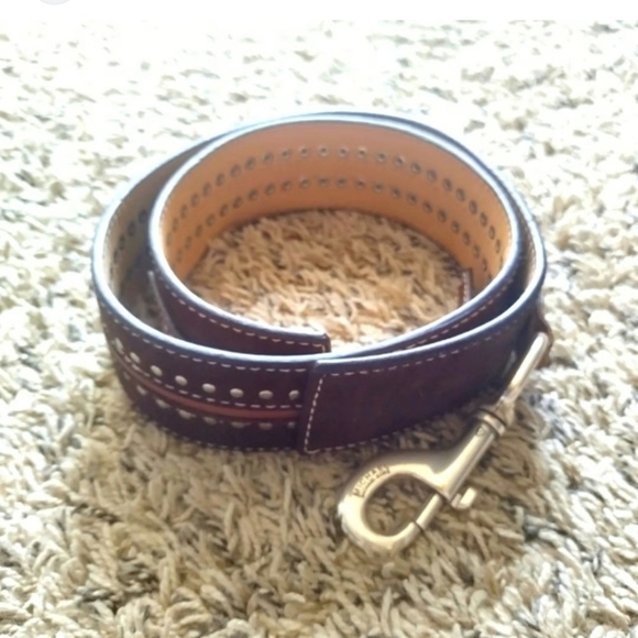 MICHAEL Michael Kors B Low The Belt Double Latch Belt Brown Medium 36 main image 16